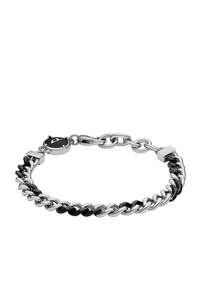 Diesel Steel Silberfarbene Armband Dx1498931