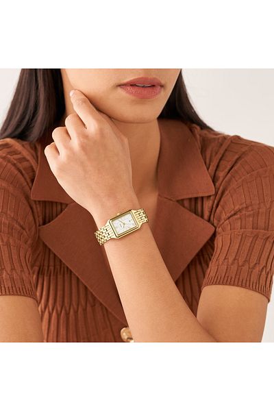 Fossil Damen Uhr Gold Es5220