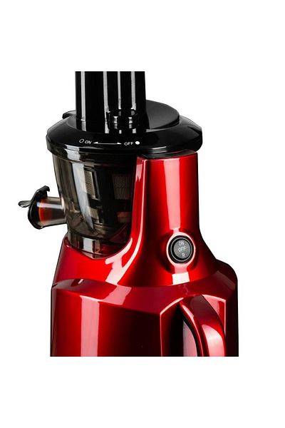Hausberg Odšťavňovač ovoce Hausberg HB-7519RS, lisování za studena, 150 W, 400 ml, červený