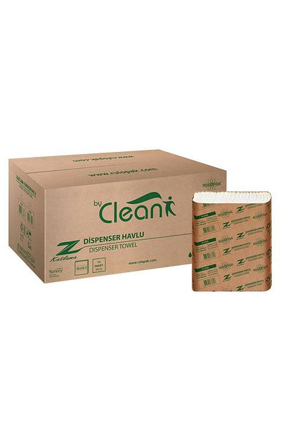 Rulopak By Clean Z Fold Towel Paper 2 Layers 150 Sheets 12 Pack
