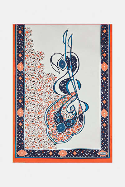 Vakko TUĞRA DESENLİ İPEK ŞAL