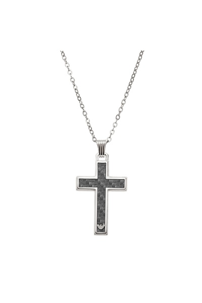 Emporio Armani Silberfarbene Herren Kette EGS1705040 (Länge: 50.00 - 55.00 cm)