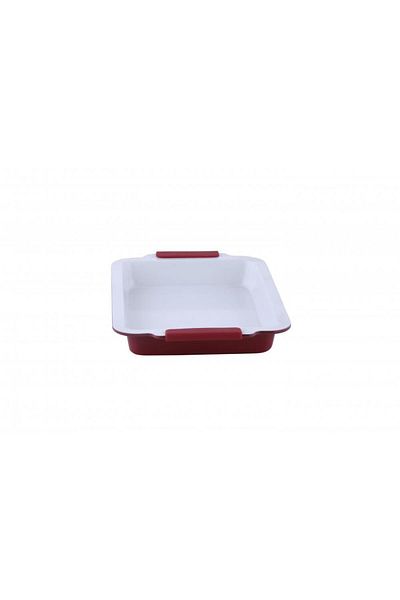 ertone Mn 755 Cake Tray, Rectangular Ceramic Shape, Size 40.5x27 Cm