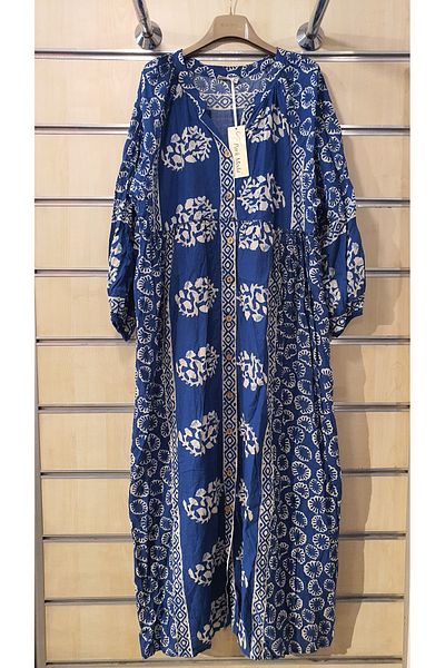 Park Moda V-Neck Cotton Shirt Dress