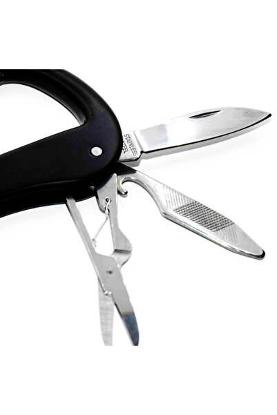 NEKTAR Multifunctional Carabiner Pocket Knife