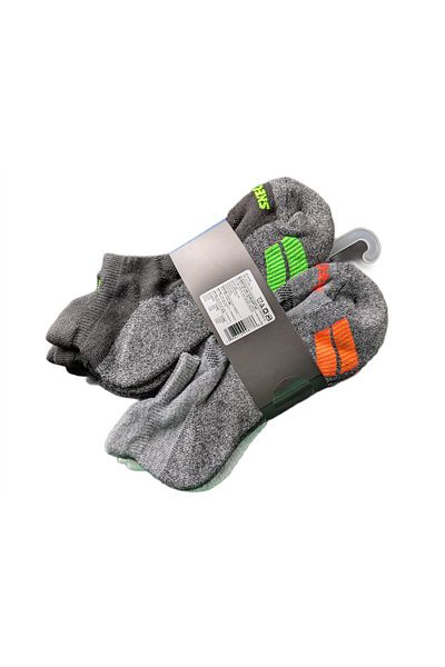 SKECHERS 6PK YOUTH LOW CUT Men's Socks White