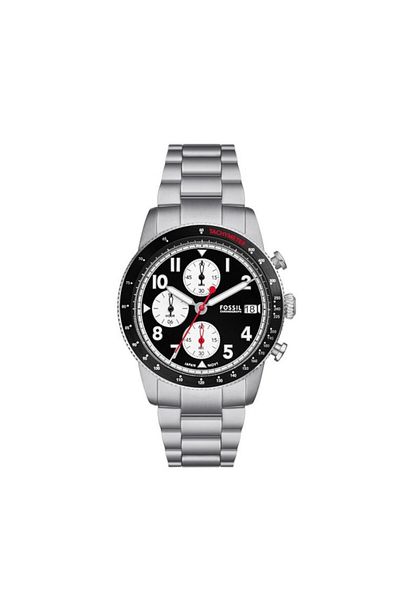 Fossil Sport Tourer Herren Uhr Silber Fs6045