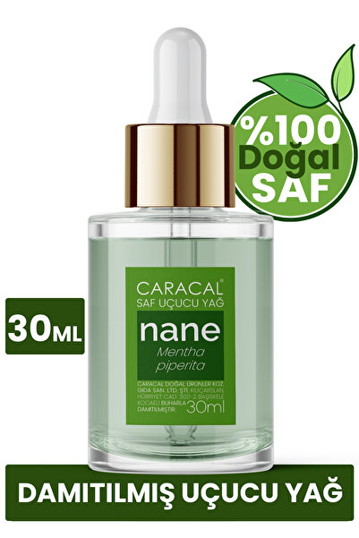 caracal 30ml Saf Nane Yağı Doğal %100 Saf Uçucu Yağı Mentha Piperita