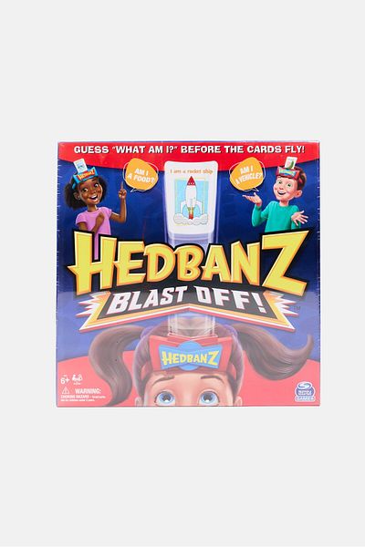 SPIN MASTERR Hedbanz Blast Off 25 Bonus Guessing Cards Games