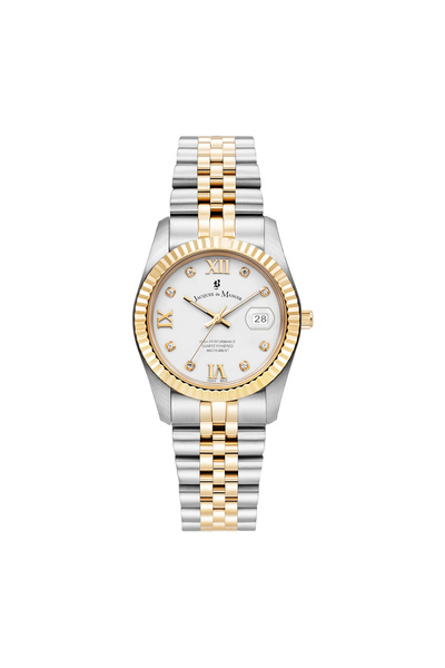 100de100Gübre Jacques du Manoir Inspiration Prestige damen Uhr Gold JWL01305