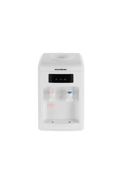 Hausberg Dávkovač vody HB-6026AB, ohřev 550 W, chlazení 80 W, LED indikátory, termostat, bílý