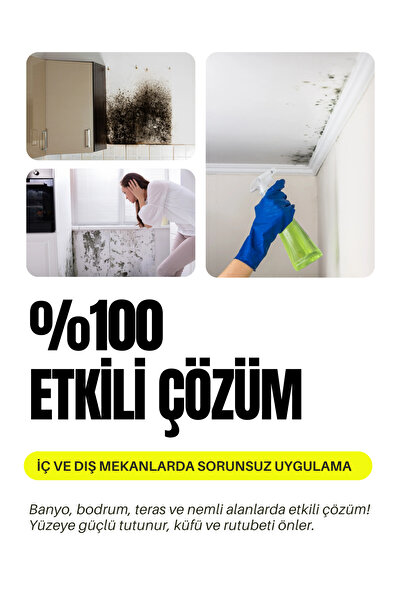 BARS Küf Ve Rutubet Önleyici Boya – Nefes Alan, Anti Bakteriyel, Iç Dış Cephe Duvar Boyası