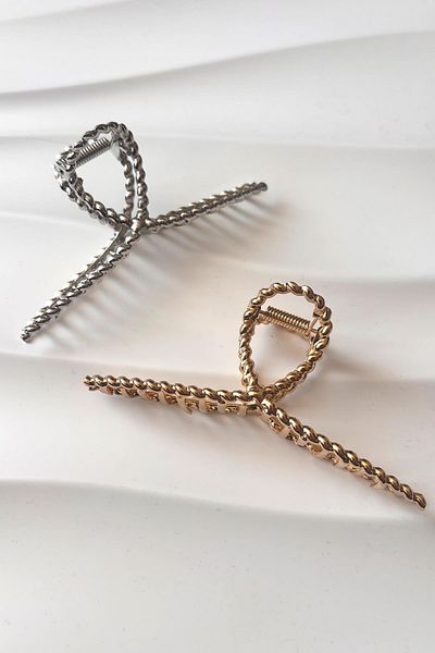 New Obsessions Μεταλλικό Κλιπ Μαλλιών 2 Τεμάχια - 10 cm