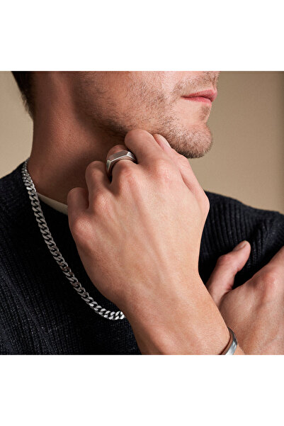 Fossil Harlow Silberfarbene Kette JF04696040