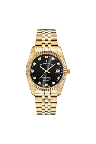100de100Gübre Jacques Du Manoir Inspiration Damen Uhr Gold Nro.21