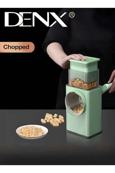 Denx Multi-Functional 3-in-1 Vegetable Chopper, Manual Potato and Vegetable Slicer, Cheese Grater,