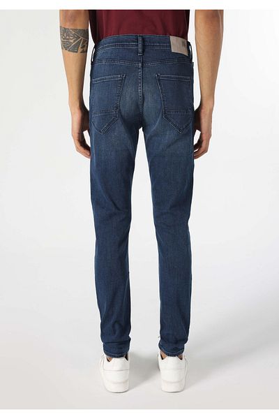 Colin's Skinny Fit Low Waist Slim Leg Men's Indigo Jean Trousers