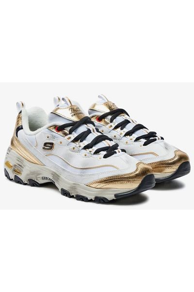 SKECHERS Teniși SKECHERS D'LITES VINTAGE VISION pentru femei, albi