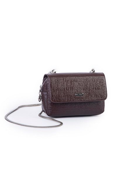Nas Bag Geantă de umăr și crossbody cu lanț mini pentru femei maro (19x10 cm)