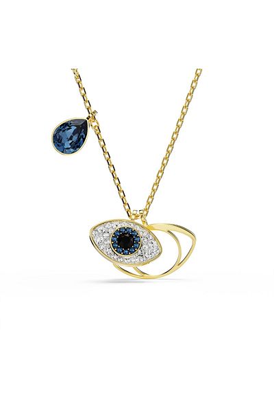 1'ASLAN Swarovski Symbolica Goldfarbene Augenhalskette 5692178