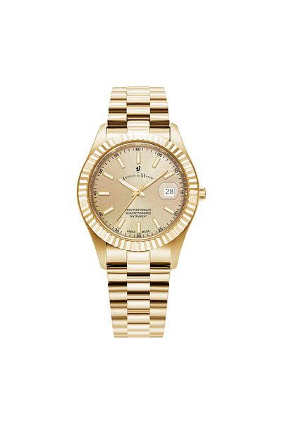 JACQUES DU MANOIR Inspiration Herren Uhr Gold Jwg03002