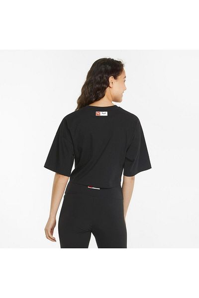 Puma Tricou negru de damă x BATMAN W Graphic Tee Puma Black