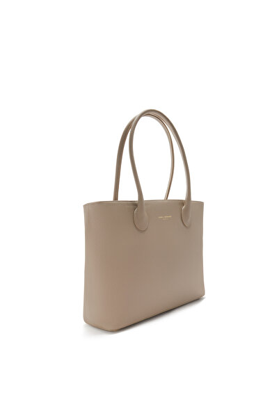 Isabel Bernard Honoré Schultertasche, Einkaufstasche Taupe
