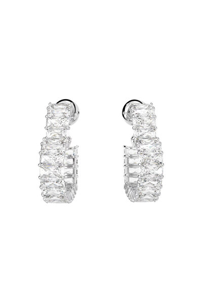 Swarovski Matrix Silberfarbene Ohrringe 5653170