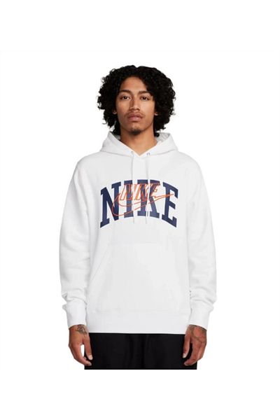 Nike Club Fleece Mens Sweatshirt White