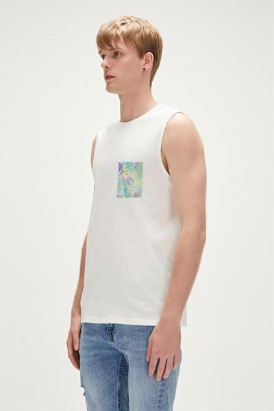 Bad Bear 23.01.23.004-C04 قميص رياضي رجالي أبيض من مونستيرا