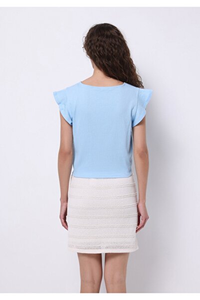 Colin's Γυναικείο μπλουζάκι με κοντό μανίκι με κανονική εφαρμογή V λαιμόκοψη