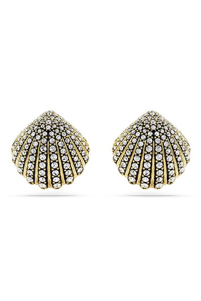 Swarovski Idyllia Goldfarbene Ohrknöpfe 5683970