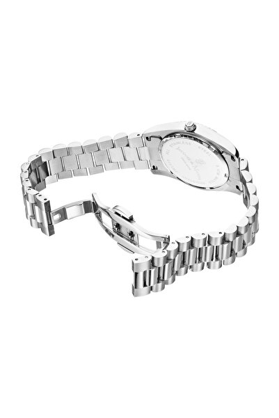 100de100Gübre Jacques du Manoir Inspiration Prestige damen Uhr Silber JWL01307