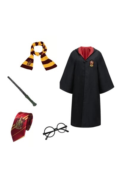 KidMania Set costum Harry Potter cu accesorii KidMania® pentru copii 7-9 ani ...