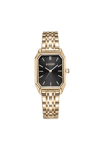Burker Damenuhr Isabell Gold Schwarz