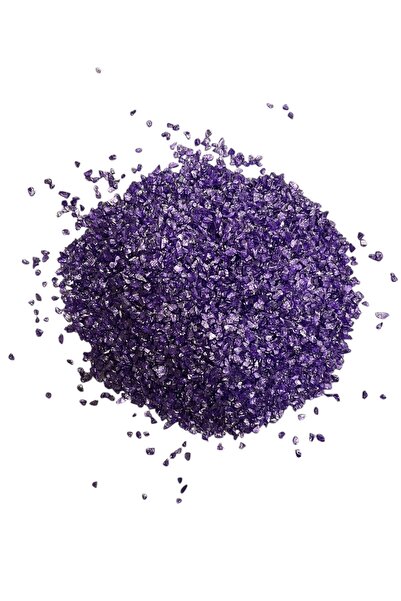 cnk craft shop Epoksi Reçine 50gr Ametist Yaldız Kırık Cam Dekoratif Cam Dekoratif Kırma Cam Mum kokulutaş