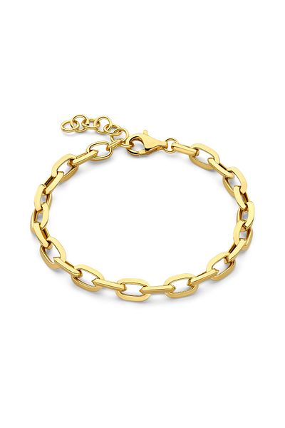 1'ASLAN Parte Di Me Bibbiena Poppi Lucia 925 Sterling Silber Vergoldete Link Armband Pdm32130