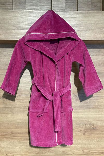VAROL Soft Textured Hooded Children's Bathrobe