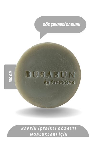 Kozmetigo Solid Soap with Caffeine and Vitamin C for Dark Circles under the Eyes-Natural Soap-100Gr