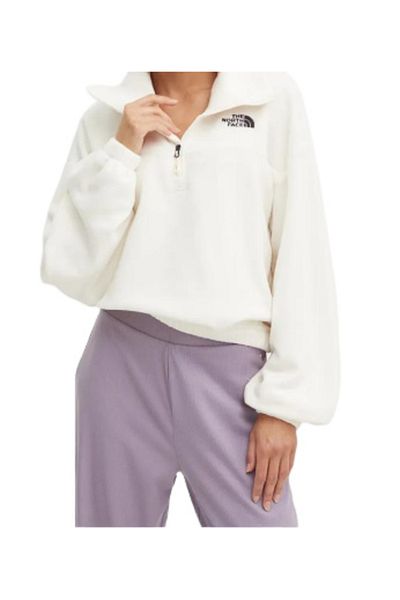 THE NORTH FACE Fleece bărbați W 100 GLACIER HALF ZIP alb