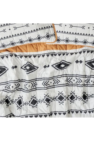 Bella Maison Anchal Quilted Multi-Purpose Double Bed Cover Set (240X220 cm)