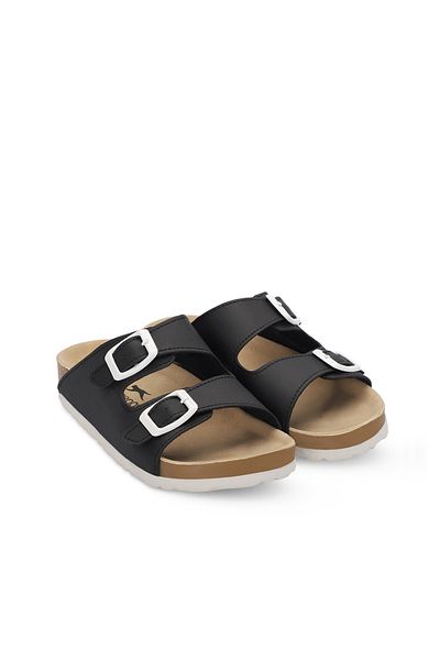 Slazenger Kreka Unisex Children's Slippers Black