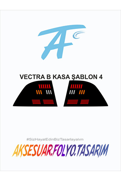 aksesuar folyo tasarım Opel Vectra B Stop Folyo