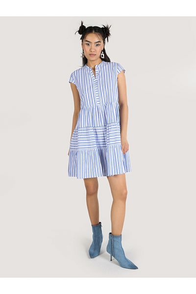 Colin's Regular Fit Women's Blue Dress