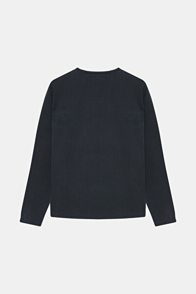 W Collection Dark Blue Crew Neck Long Sleeve Sweatshirt