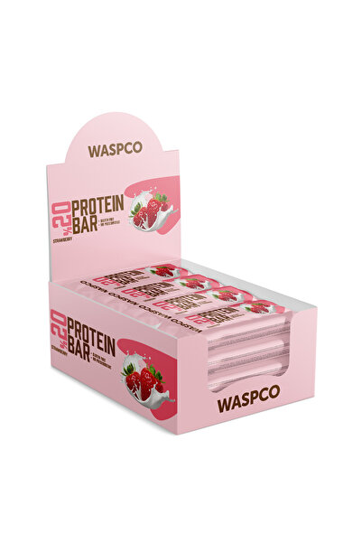 Waspco Çilekli Protein Bar 40g X 16 Adet