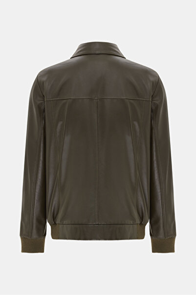 W Collection Khaki Zippered Jacket
