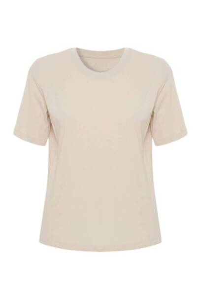 Ladytime تي شيرت نسائي من الليكرا بأكمام قصيرة ورقبة دائرية يسمح بمرور الهواء...