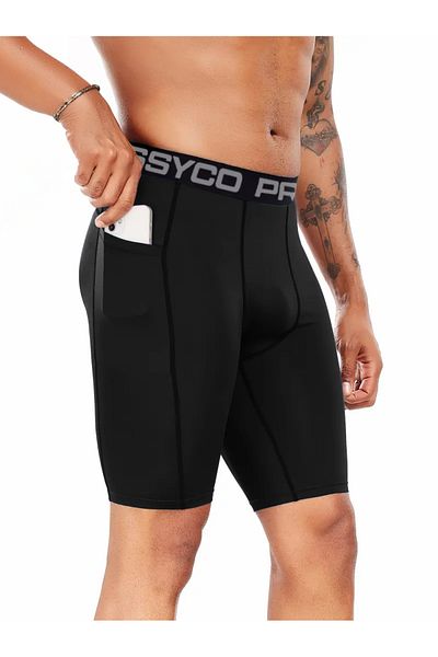 GHASSY CO. Ghassy Co. Ανδρικό ποδήλατο μπάσκετ με τσέπες Fitness Running Ultra Stretchy αθλητικό κολάν για φορητό υπολογιστή