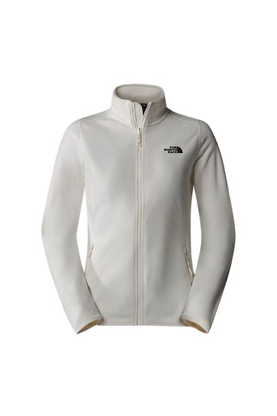 THE NORTH FACE Geacă de fleece pentru femei The North Face W 100 GLACIER FZ, albă